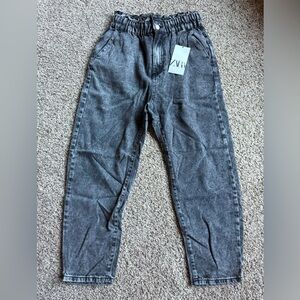 Zara Charcoal Toy Story Elastic Waist Jeans